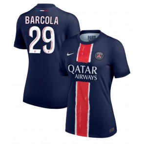 Billiga Paris Saint-Germain Bradley Barcola #29 Hemmatröja Dam 2024-25 Kortärmad